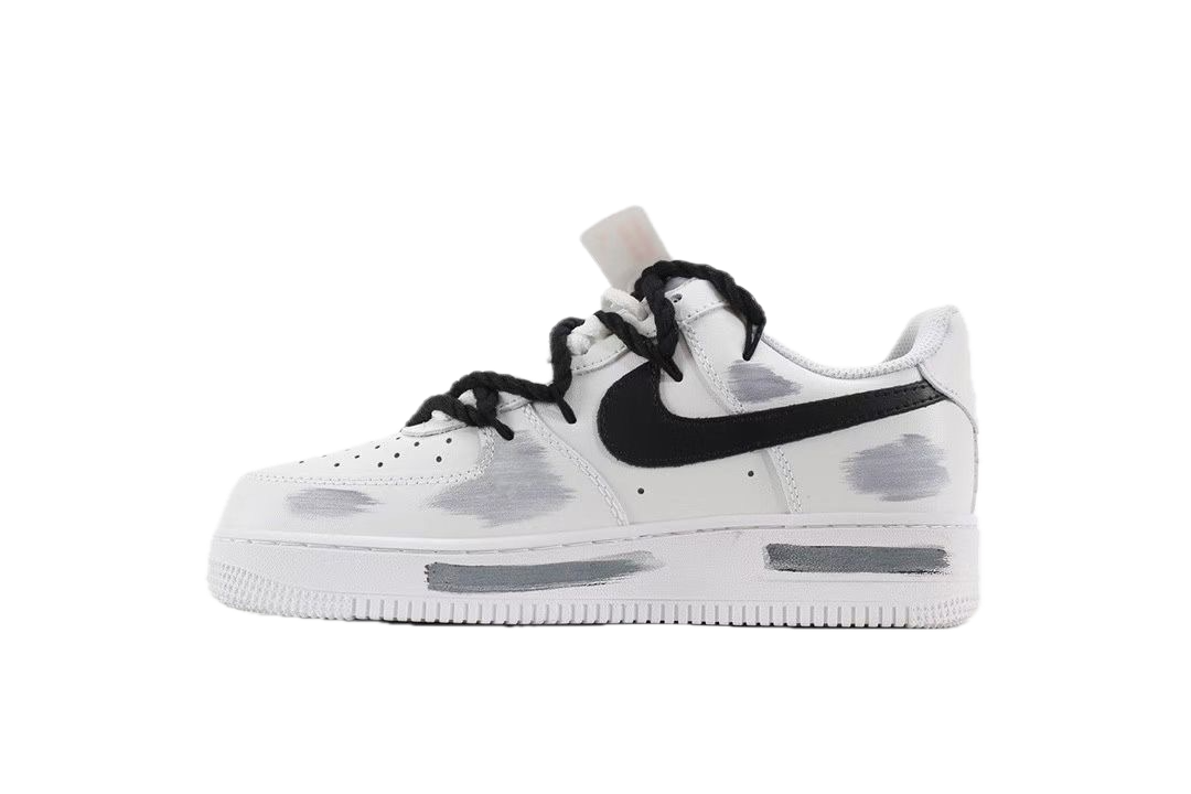 Nike Air Force 1 Low Utility – White/Black Rope Lace Edition