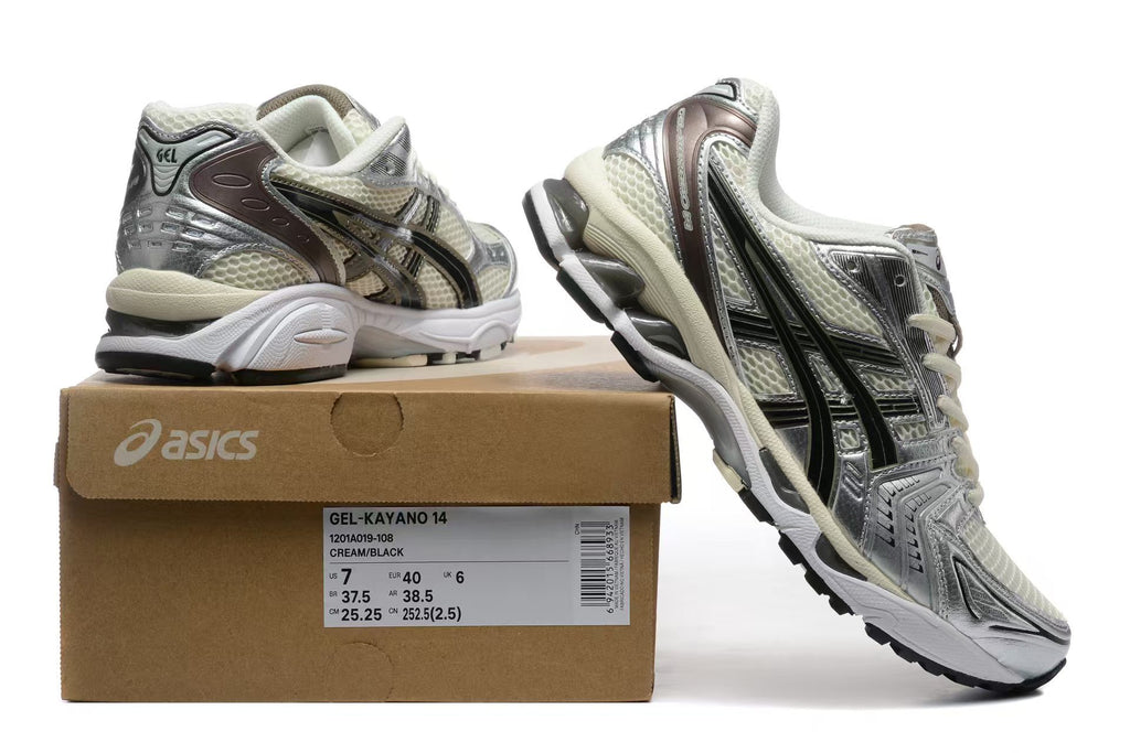ASICS Gel Kayano 14 'Cream/Metallic Silver - Black'