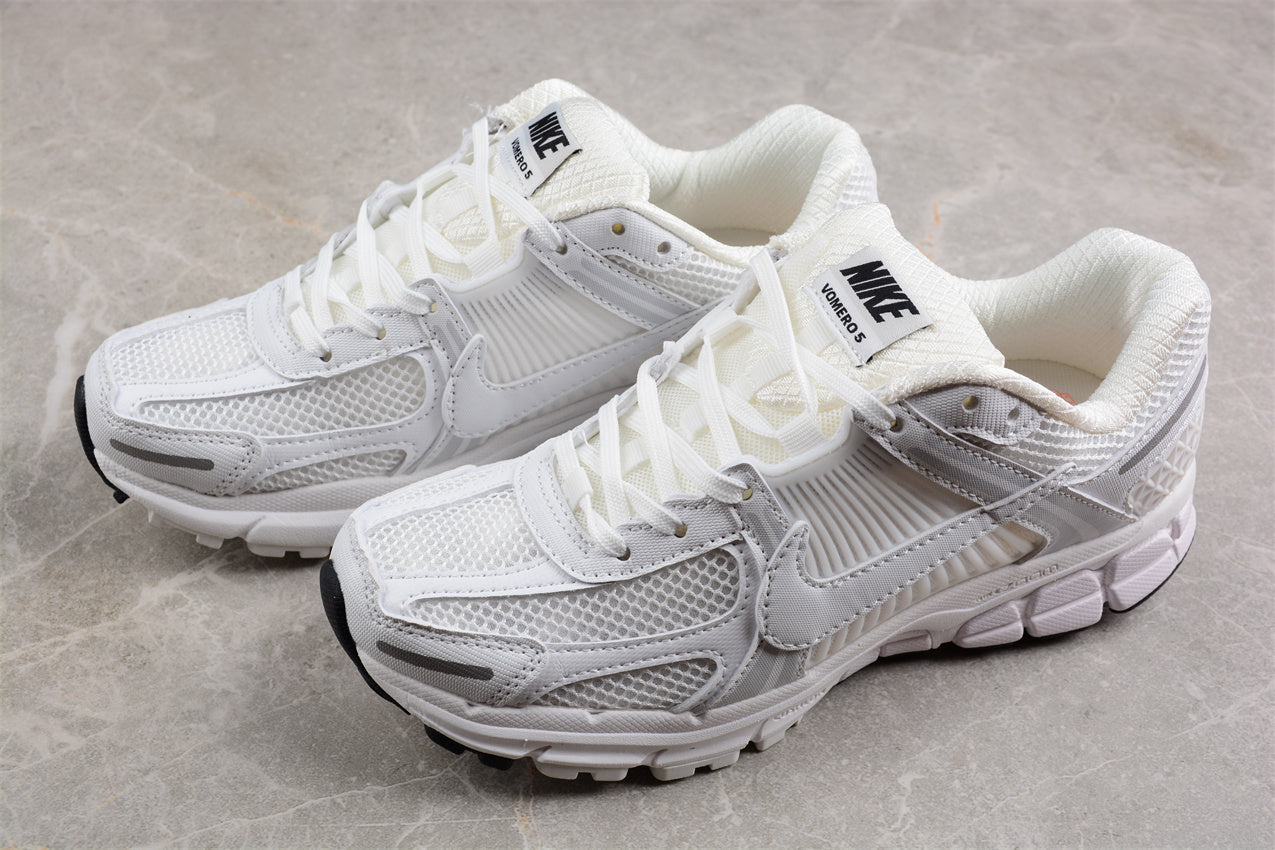 Nike Zoom Vomero 5 – 'Triple White / Light Grey Retro Runner'