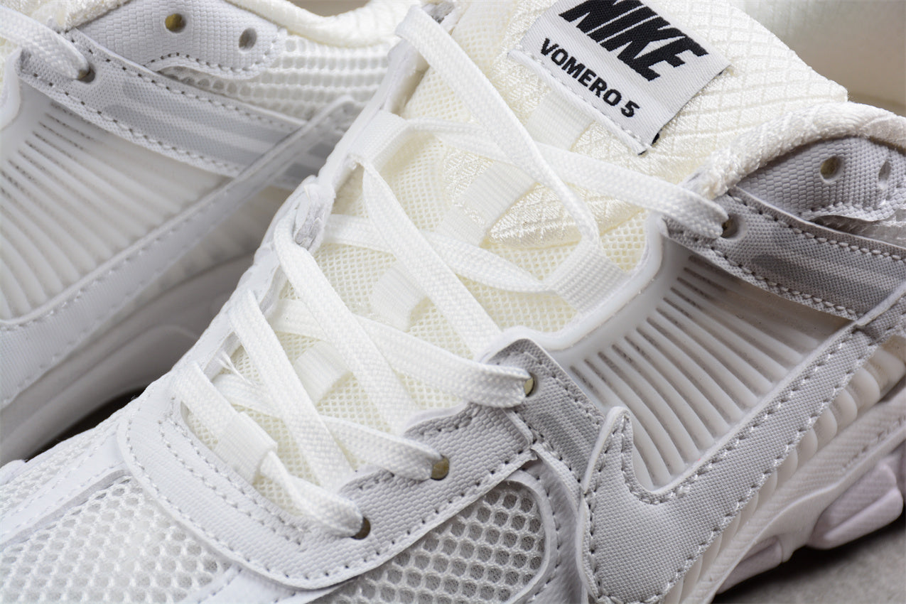 Nike Zoom Vomero 5 – 'Triple White / Light Grey Retro Runner'