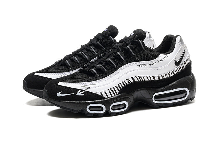 Nike Air Max 95 – Black / White Graphic Edition