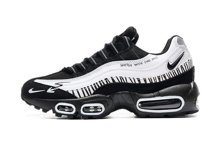 Nike Air Max 95 – Black / White Graphic Edition