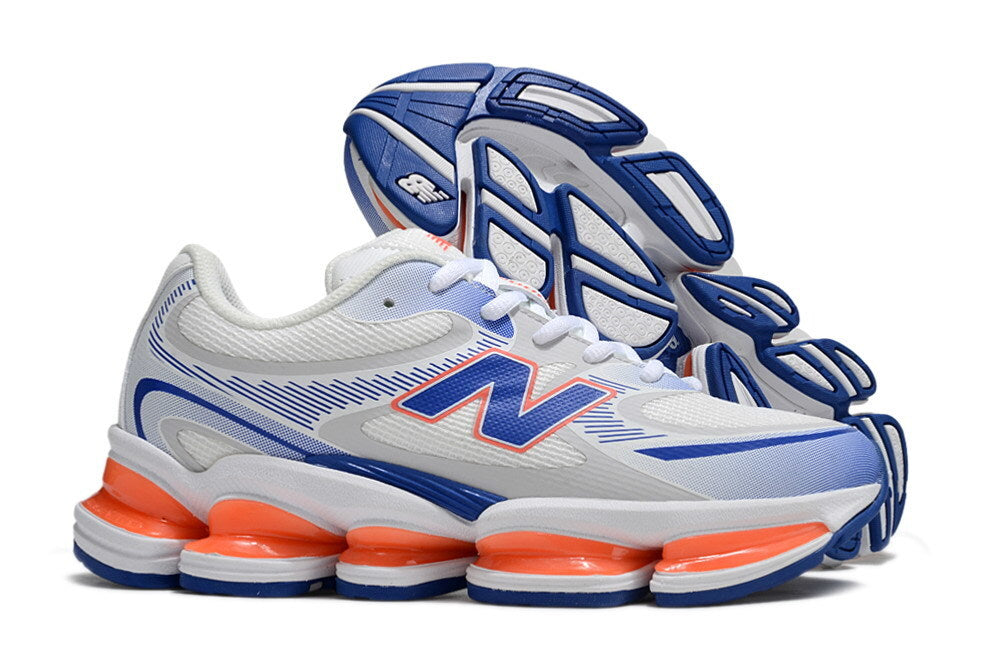 New Balance 2000 – White / Royal Blue / Orange Cushion-Pod Runner