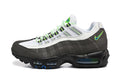 Nike Air Max 95 – Grey / White with Neon Green & Blue Accents