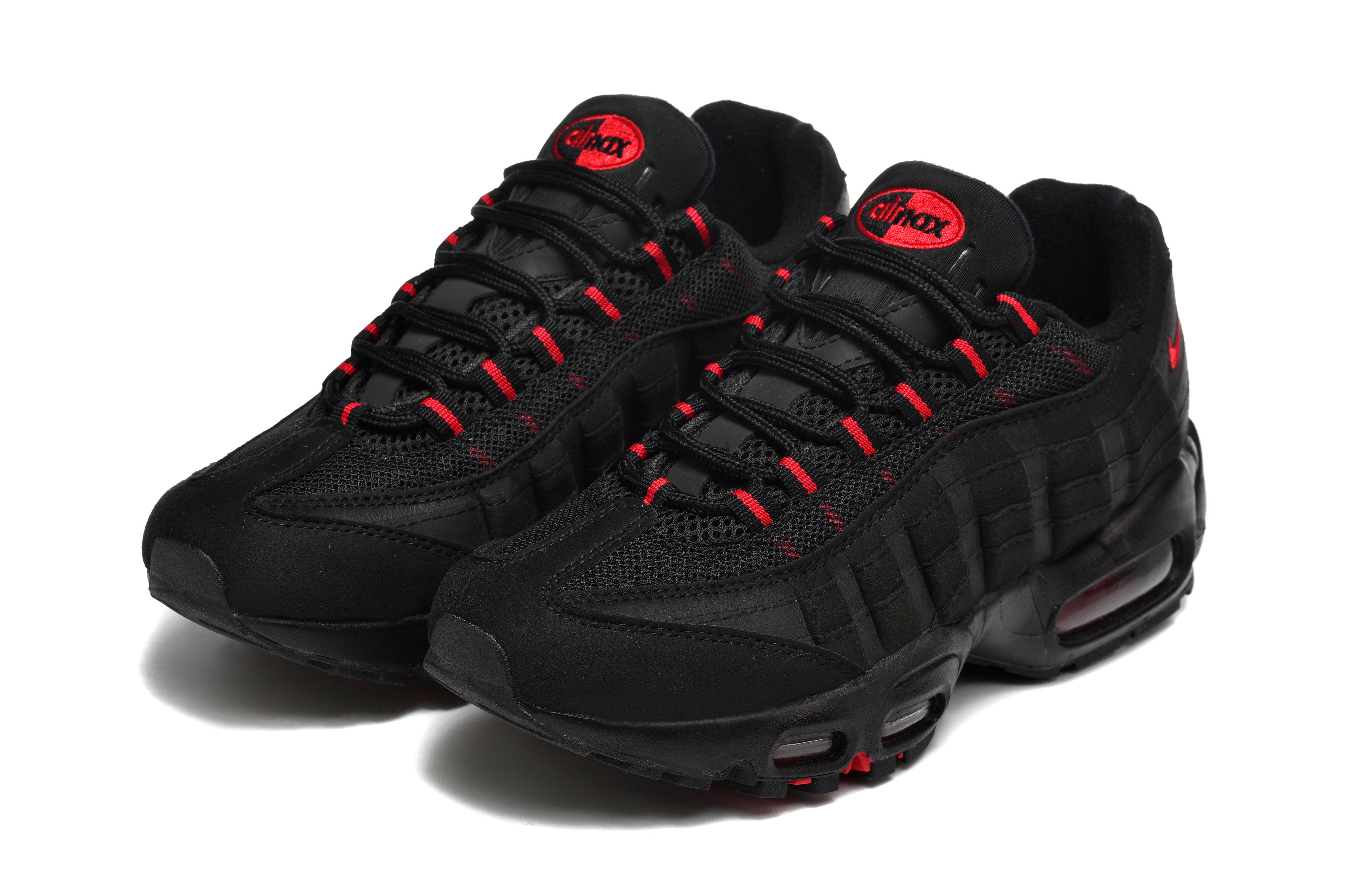 Nike Air Max 95 – Triple Black with Red Accents