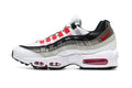 Nike Air Max 95 – White / Grey with Red Accents