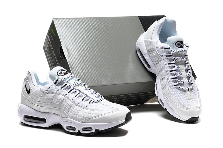Nike Air Max 95 – Triple White / Black Sole