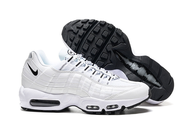 Nike Air Max 95 – Triple White / Black Sole