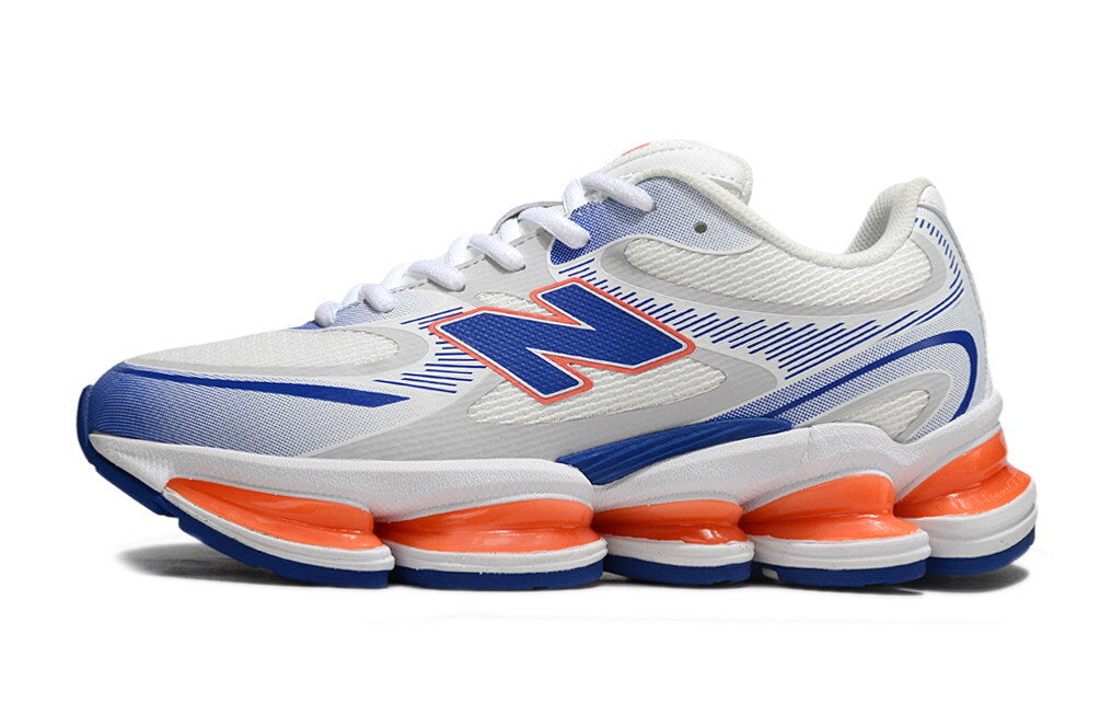 New Balance 2000 – White / Royal Blue / Orange Cushion-Pod Runner