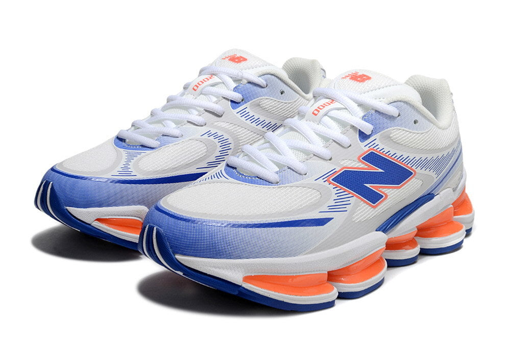 New Balance 2000 – White / Royal Blue / Orange Cushion-Pod Runner