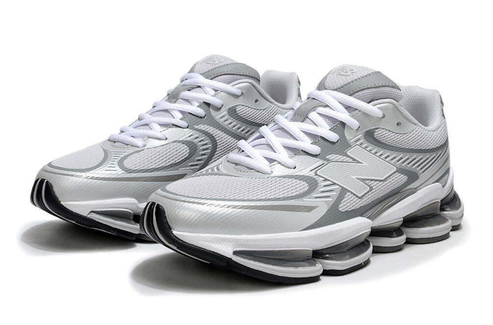 New Balance 2000 – Cool Grey / White Cushion-Pod Runner