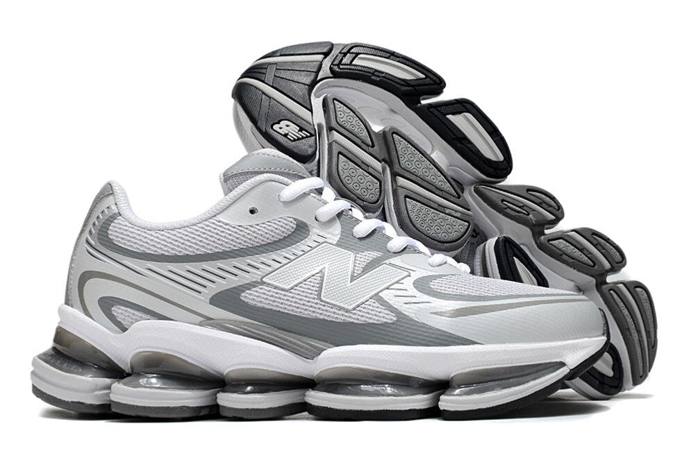 New Balance 2000 – Cool Grey / White Cushion-Pod Runner