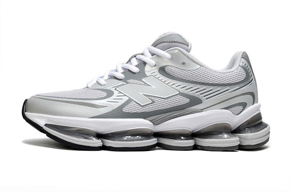 New Balance 2000 – Cool Grey / White Cushion-Pod Runner